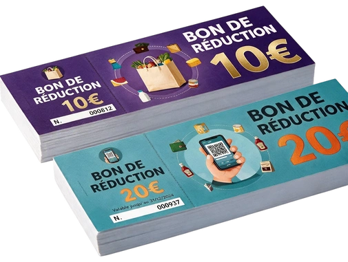 Impression de Bons d’Achat Personnalisés